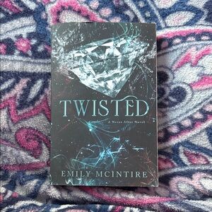 Twisted by Emily McIntire - Black and Blue Cover